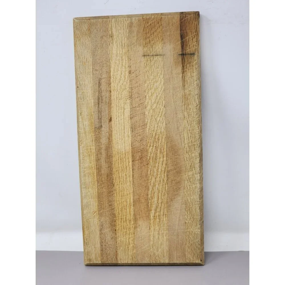 Rustic Wood Reversable Cutting Board ‎ Rectangular Chopping Block